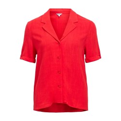 риза,с,къс,ръкав,дамски,ризи,мъжки,ризи,object,sanne,regular,short,sleeve,shirt,red,(poinsettia)