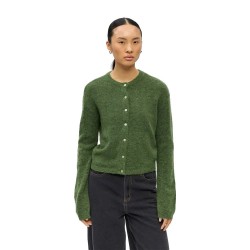 жилетка,мъжки,пуловери,дамски,пуловери,object,agate,regular,knit,cardigan,green,(bronze,green,melange)