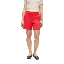 Къси панталони Object Lisa Regular shorts - Pink (Poinsettia) къси,панталони,мъжки,панталони,дамски,панталони,object,lisa,regular,shorts,pink,(poinsettia)