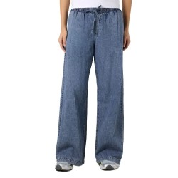 Панталони Noisy may Enza Wides pants - Blue (Medium Blue Denim) панталони,дамски,панталони,noisy,may,enza,wides,pants,blue,(medium,blue,denim)