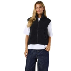 потник,дамски,жилетки,noisy,may,masey,short,teddy,vest,black,(black)