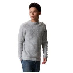 блуза,мъжки,пуловери,дамски,пуловери,name,it,kleave,o,neck,knit,sweater,grey,(light,grey,melange)