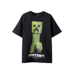 Тениска Name it Noran Minecraft Regular short sleeve T-shirt - Black (Black) тениска,мъжки,тениски,дамски,тениски,name,it,noran,minecraft,regular,short,sleeve,t,shirt,black,(black)