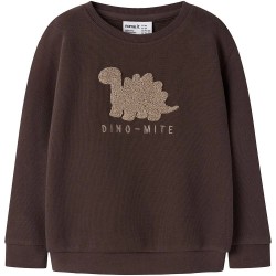Блуза Name it Obear Regular sweatshirt - Brown (French Roast) блуза,детски,блузи,name,it,obear,regular,sweatshirt,brown,(french,roast)