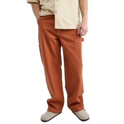 Дънки Balmohk 30000394 Contrast Seam jeans - Brown / Orange (Bright Red) дънки,мъжки,панталони,дамски,панталони,balmohk,30000394,contrast,seam,jeans,brown,orange,(bright,red)