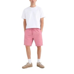 къси,панталони,мъжки,панталони,дамски,панталони,balmohk,30000407,washed,terry,shorts,pink,(bright,red)