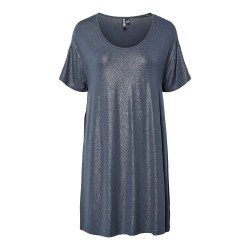рокля,дамски,поли,и,рокли,pieces,alice,glitter,short,sleeve,short,dress,blue,(ombre,blue,glitter,silver)