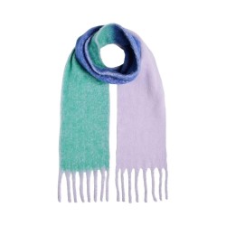 шал,ръкавици,шапки,и,шалове,pieces,bea,narrow,long,scarf,green,purple,(winter,green,colour,blocking,new)