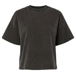 Блуза Pieces Chilli Summer Wash sweatshirt - Black (Black / Washed) блуза,дамски,блузи,pieces,chilli,summer,wash,sweatshirt,black,(black,washed)