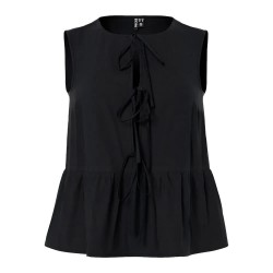 дамски,блузи,pieces,jolly,tie,sleeveless,blouse,black,(black)