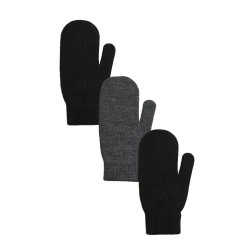 Ръкавици Pieces New Buddy Smart gloves 3 units - Black / Grey (Black / Blk / Blk / Dark Grey Melange) ръкавици,ръкавици,шапки,и,шалове,pieces,new,buddy,smart,gloves,3,units,black,grey,(black,blk,blk,dark,grey,melange)