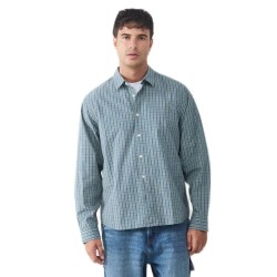 Карирана риза Balmohk Oversize Checked Retiro long sleeve shirt - Grey (Green Tea) карирана,риза,дамски,ризи,мъжки,ризи,balmohk,oversize,checked,retiro,long,sleeve,shirt,grey,(green,tea)