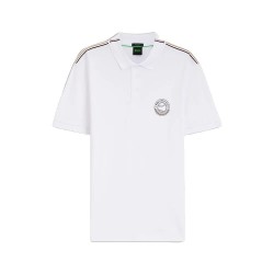 BOSS Open 10279504 short sleeve polo - White (White) дамски,блузи,с,яка,мъжки,блузи,с,яка,boss,open,10279504,short,sleeve,polo,white,(white)