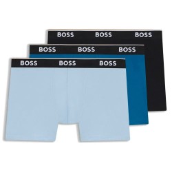 Боксерки BOSS Power 10276620 boxers 3 units - Multicolor (Open Blue) боксерки,мъжко,бельо,boss,power,10276620,boxers,3,units,multicolor,(open,blue)
