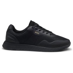 Маратонки BOSS Titanium 10280141 trainers - Black (Black) маратонки,мъжки,маратонки,дамски,маратонки,boss,titanium,10280141,trainers,black,(black)