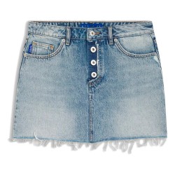 Пола HUGO Galanie 1 10278563 BLUE short skirt - Blue (Bright Blue) пола,дамски,поли,и,рокли,hugo,galanie,1,10278563,blue,short,skirt,blue,(bright,blue)