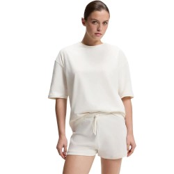 пижама,дамски,пижами,hugo,mesh,logo,10277442,pyjama,white,(open,white)