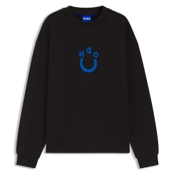 блуза,мъжки,пуловери,hugo,nucavex,10273008,sweatshirt,black,(black)
