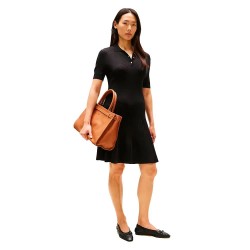 Рокля Tommy hilfiger WW0WW45512 short dress - Black (Black) рокля,дамски,поли,и,рокли,tommy,hilfiger,ww0ww45512,short,dress,black,(black)