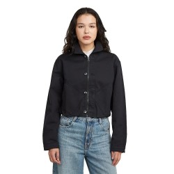 Яке G-Star D28439-E347 Cropped jacket - Black (Dark Black) яке,мъжки,якета,дамски,якета,и,палта,g,star,d28439,e347,cropped,jacket,black,(dark,black)