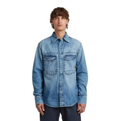 Риза с дълъг ръкав G-Star Dakota Regular Fit long sleeve shirt - Blue (Faded Blue Kyanite) риза,с,дълъг,ръкав,дамски,ризи,мъжки,ризи,g,star,dakota,regular,fit,long,sleeve,shirt,blue,(faded,blue,kyanite)