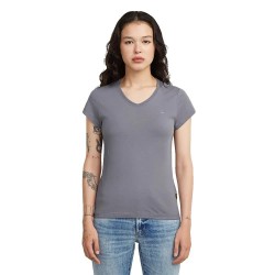 Тениска G-Star Eyben Slim V T 2.0 short sleeve T-shirt - Grey (Quicksilver) тениска,мъжки,тениски,дамски,тениски,g,star,eyben,slim,v,t,2.0,short,sleeve,t,shirt,grey,(quicksilver)