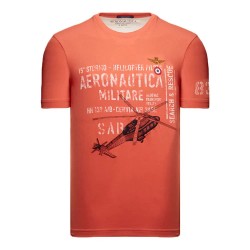 тениска,мъжки,тениски,дамски,тениски,aeronautica,militare,261ts2528uj00641,short,sleeve,t,shirt,orange,(paprika)
