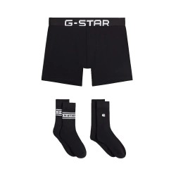 Боксерки G-Star Set D29458-01 boxers - Black (Black / White) боксерки,мъжко,бельо,g,star,set,d29458,01,boxers,black,(black,white)