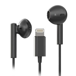 слушалки,слушалки,tnb,lightning,earphones,black,(black)