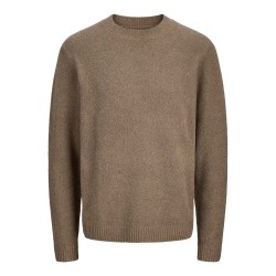 блуза,мъжки,пуловери,jack,&,jones,blamaverick,knit,sweater,beige,(brindle,mock,neck)