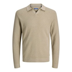 блуза,мъжки,пуловери,jack,&,jones,bluriley,knit,12292036,sweater,beige,(lemon,pepper,twist,lemon)