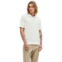 мъжки,блузи,с,яка,jack,&,jones,bluriley,knit,short,sleeve,polo,white,(cloud,dancer)