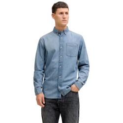 Риза с дълъг ръкав Jack & jones Ebrook Akm 990 long sleeve shirt - Blue (Blue Denim / Light Blue) риза,с,дълъг,ръкав,дамски,ризи,мъжки,ризи,jack,&,jones,ebrook,akm,990,long,sleeve,shirt,blue,(blue,denim,light,blue)