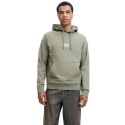 Суичър Jack & jones Edetroit hoodie - Green (Vetiver) суичър,мъжки,пуловери,jack,&,jones,edetroit,hoodie,green,(vetiver)