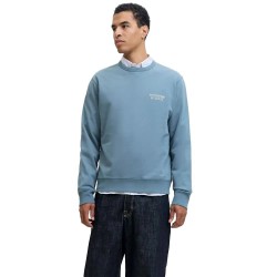 Блуза Jack & jones Edetroit sweatshirt - Blue (Blue Mirage) блуза,мъжки,пуловери,jack,&,jones,edetroit,sweatshirt,blue,(blue,mirage)