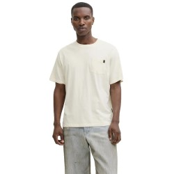 Тениска Jack & jones Edover Slub short sleeve T-shirt - White (Antique White) тениска,мъжки,тениски,дамски,тениски,jack,&,jones,edover,slub,short,sleeve,t,shirt,white,(antique,white)