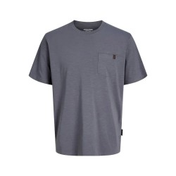 Тениска Jack & jones Edover Slub short sleeve T-shirt - Grey (Turbulence) тениска,мъжки,тениски,дамски,тениски,jack,&,jones,edover,slub,short,sleeve,t,shirt,grey,(turbulence)