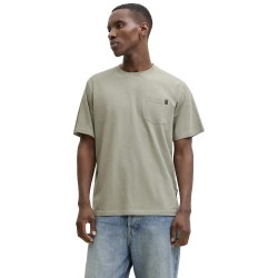 Тениска Jack & jones Edover Slub short sleeve T-shirt - Green (Vetiver) тениска,мъжки,тениски,дамски,тениски,jack,&,jones,edover,slub,short,sleeve,t,shirt,green,(vetiver)