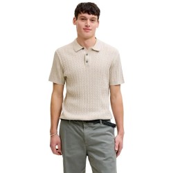 дамски,блузи,с,яка,мъжки,блузи,с,яка,jack,&,jones,eemil,knit,cable,short,sleeve,polo,beige,(oatmeal,melange)