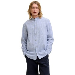 риза,с,дълъг,ръкав,дамски,ризи,мъжки,ризи,jack,&,jones,esummer,linen,blend,band,long,sleeve,shirt,blue,(infinity,stripes)