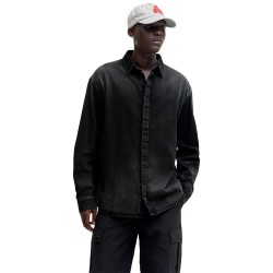 риза,с,дълъг,ръкав,мъжки,ризи,jack,&,jones,fade,denim,long,sleeve,shirt,black,(black,denim)