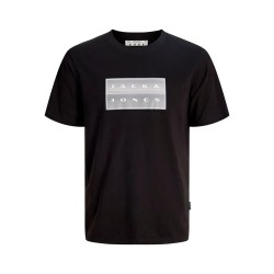 Тениска Jack & jones Fusion Dots Print short sleeve T-shirt - Black (Black) тениска,мъжки,тениски,дамски,тениски,jack,&,jones,fusion,dots,print,short,sleeve,t,shirt,black,(black)