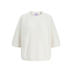 блуза,дамски,пуловери,дамски,плетени,дрехи,jack,&,jones,marge,twist,jjxx,short,sleeve,sweater,white,(snow,white)