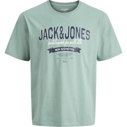 тениска,мъжки,тениски,дамски,тениски,jack,&,jones,logo,short,sleeve,t,shirt,green,(mineral,blue)