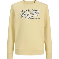 блуза,мъжки,пуловери,jack,&,jones,logo,sweatshirt,yellow,(sunlight)