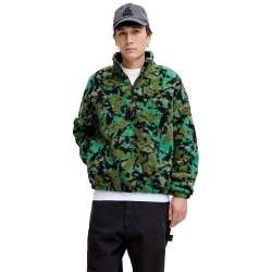 блуза,мъжки,пуловери,jack,&,jones,skin,teddy,t25,half,zip,sweatshirt,green,(pirate,black)