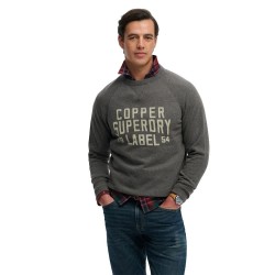блуза,мъжки,пуловери,superdry,merchant,vintage,print,sweatshirt,grey,(dark,vintage,grey,marl)