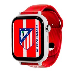 часовници,savefamily,silicone,savewatch,plus,atlético,madrid,smartwatch,red,(black,red)