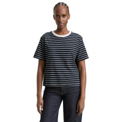 Тениска Tom tailor 1047845 short sleeve T-shirt - Grey (Navy Irregular Stripe) тениска,мъжки,тениски,дамски,тениски,tom,tailor,1047845,short,sleeve,t,shirt,grey,(navy,irregular,stripe)