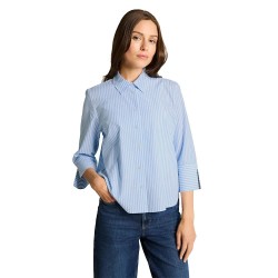 Tom tailor 1049805 long sleeve blouse - Blue (Dreamy Blue White Small Stripe) дамски,блузи,tom,tailor,1049805,long,sleeve,blouse,blue,(dreamy,blue,white,small,stripe)
